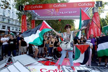 Las protestas pro-Palestina en las calles de Madrid.