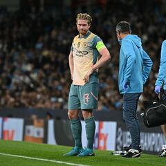 Kevin De Bruyne subbed after taking a knock in the Inter Milan game: how serious is his injury?