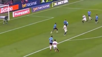 Gonzalo Tapia es pura confianza en Sao Paulo y esta jugada lo grafica: ¡tremendo!