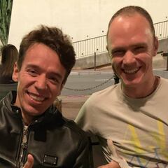 Rigoberto Urán junto a Froome: "Agradecidos de estar vivos"