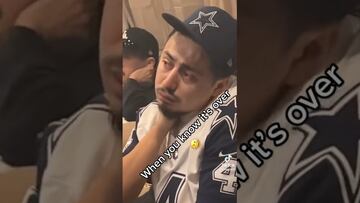 Recopilación: las mejores reacciones de los fans de los Cowboys tras su eliminación