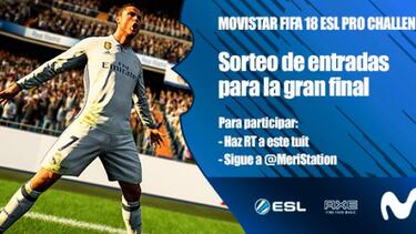 Sorteamos 2 entradas para la final del Movistar FIFA 18 ESL Pro Challenge