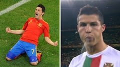 El olvidado y desquiciado partido de Cristiano contra España