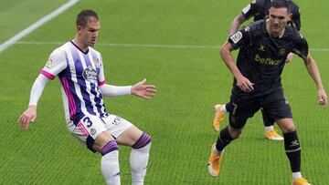 VALLADOLID. PHOTOGENIC/PABLO REQUEJO. 25/10/20. FUTBOL, PARTIDO DE LIGA SANTANDER TEMPORADA 2020/2021 ENTRE EL REAL VALLADOLID Y EL ALAV&Eacute;S. CARNERO