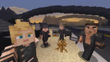 Final Fantasy XV llega a Minecraft como pack de apariencias