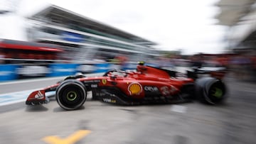 Carlos Sainz (Ferrari SF23). Interlagos, Brasil. F1 2023.