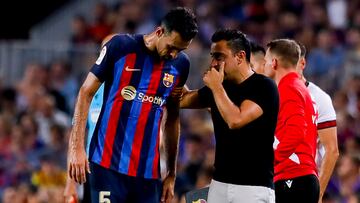 13/08/22 PARTIDO PRIMERA DIVISION
FC Barcelona v Rayo Vallecano
Sergio Busquets (5) FC Barcelona
Xavi Hernandez (e) FC Barcelona