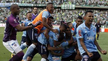 Junior celebra su paso a la final de la Liga &Aacute;guila.