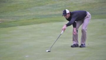 Rafa Nadal, con el putter.