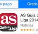 Gran éxito de la app de La Guía de la Liga AS para móvil o tablet