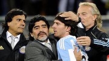 Messi: "No me esperaba que Maradona se fuera, creía que se iba a quedar"