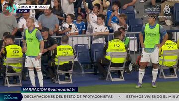 Llamativo: la celebración del gol de Mbappé de Gonzalo, once años en el Madrid... y de Mastantuono en su día uno de blanco