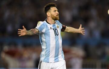 Messi con Argentina.