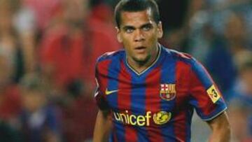 El regreso de Alves es la principal novedad en la lista de Guardiola para el partido de Liga de Campeones contra el Rubin Kazan.