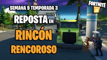 Desaf&iacute;o de Fortnite: pisa a fondo un veh&iacute;culo en Rinc&oacute;n Rencoroso
 