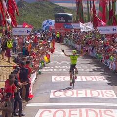Resumen y resultado de la etapa 13 de la Vuelta: Óscar Rodríguez reina en la Camperona