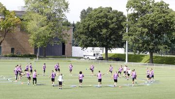 Panorámica del centro de entrenamiento que es la casa del Madrid estos días.