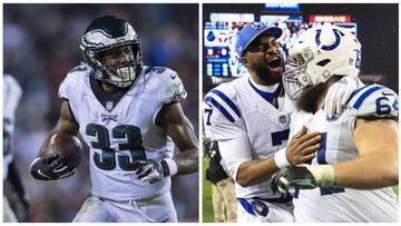 Eagles y Colts llegaron muy embalados al final de la temporada. 