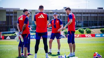España completa su última sesión antes de su primer amistoso