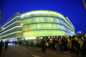 Aficionados del Villarreal.