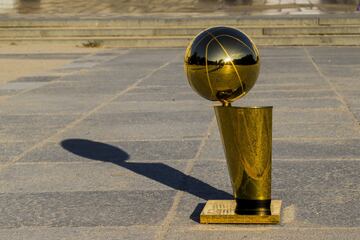 El Larry O'Brien tomó el sol de la capital de España.