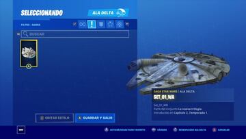 Uno de los posibles regalos es un ala delta del Halcón Milenario de Star Wars