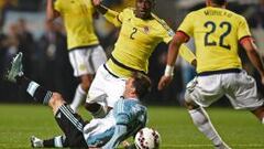 Jeison Murillo y Cristian Zapata fueron los hombres de confianza en la defensa colombiana. 