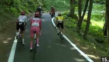 Simon Yates, campeón del Giro de Italia con este ataque en la montaña