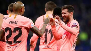 Vidal y Messi, dos de los que vuelven.