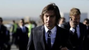 La selección italiana aterriza en Sudáfrica con Pirlo entre sus expedicionarios