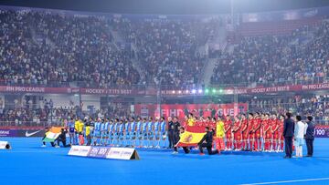 Partido de España contra India en el Birsa Munda Hockey Stadium, Rourkela en la FIH Hockey Pro League.

 
©Adimazes