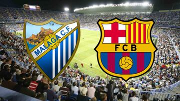 Málaga – Barcelona: horario, canal de TV y cómo ver en vivo online