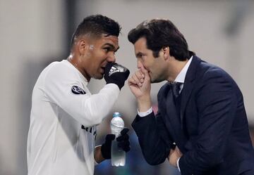 Casemiro y Santiago Solari.