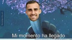Paco Alcácer y su gol protagonistas de los memes del Granada-Barcelona