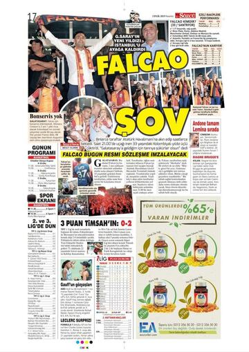 Falcao revolucionó Estambul con su llegada al Galatasaray