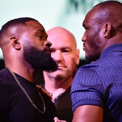 Woodley mide la ascensión de Usman en el UFC 235