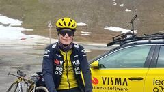El ciclista danés Jonas Vingegaard, durante la concentración del Visma | Lease a Bike previa al Tour de Francia en Tignes.
