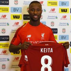 Naby Keita ready to follow in Gerrard's footsteps at Liverpool