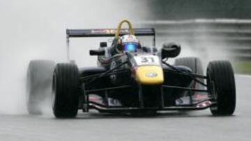 Carlos Sainz Jr. ayer en Spa.