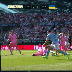 El inexplicable error de Mingueza que le cuesta el partido al Celta a los 2′ de debutar