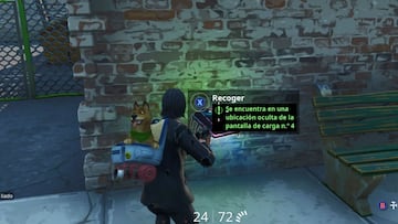 Fortnite Battle Royale: cómo conseguir el Fortbyte #91, en una ubicación oculta de la pantalla de carga n.º 4