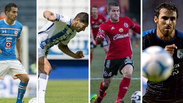 Baca, González, Garza y Bornstein: los "discriminados" de la Liga MX.