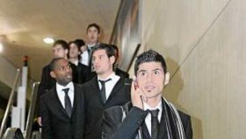 <b>VIEJO CONOCIDO. </b>Antonio Hidalgo, ex jugador del Tenerife, ayer a su llegada a Los Rodeos.