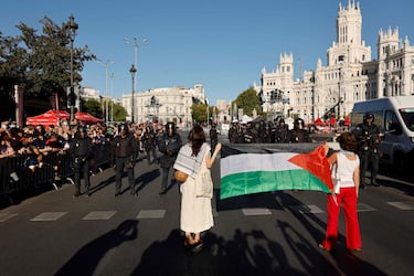 Las protestas pro-Palestina en las calles de Madrid.
 