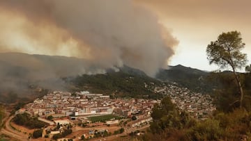 Ponsarnau, evacuado por el incendio en el Bages