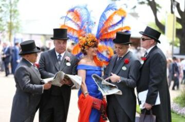 Glamour y sombreros imposibles en Ascot