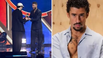 El futbolista español Sergio Ramos debuta en los Latin Grammy 2025 y entrega galardón a Bad Bunny. ¡De Rey a Rey!