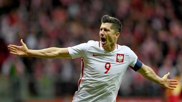 Robert Lewandowski, la gran referencia de Polonia.