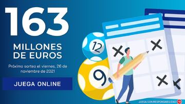 Euromillones: comprobar los resultados del sorteo de hoy, viernes 26 de noviembre