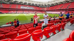 Muniain y Koke, en el homenaje a los fallecidos